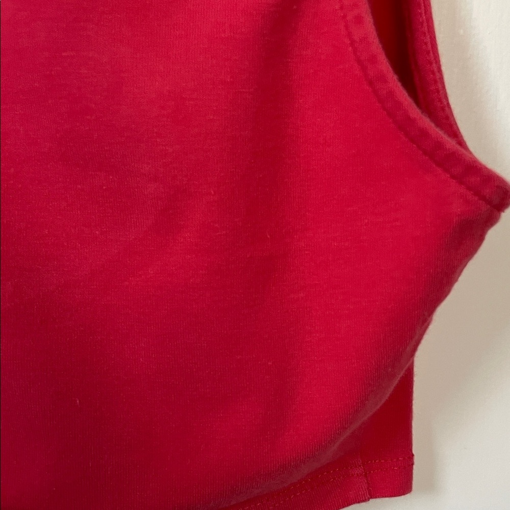 Zara Bold Red Crop Top - Picture 6 of 6